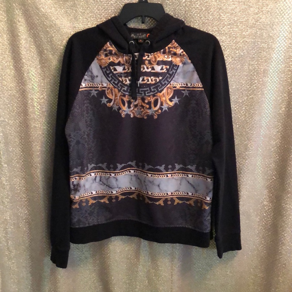Black And Gold G by guess hoodie great condition